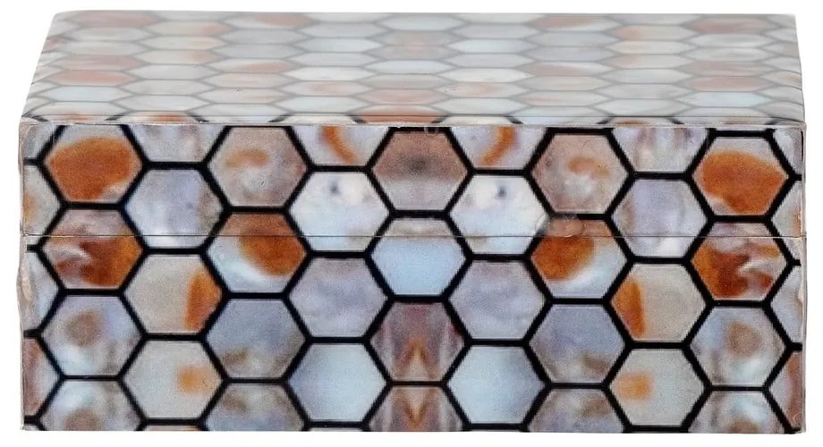 Cutie de depozitare din polirășină decorativă 13x10x5 cm Domino – Bloomingville