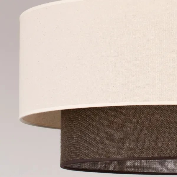 Brilagi - Lustră LED suspendată în stil Boho, 3xE27/15W/230V, Ø 60 cm, crem/maro