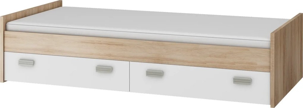 Pat de o persoană 90 cm Kimi KIT 04 (cu somieră). 746424
