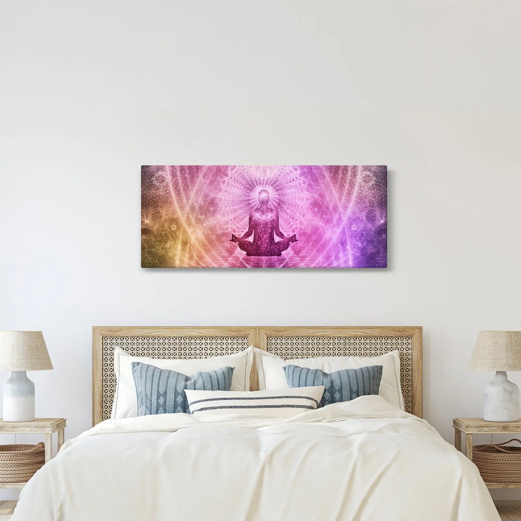 Tablou - Aura de meditație (120x50 cm)