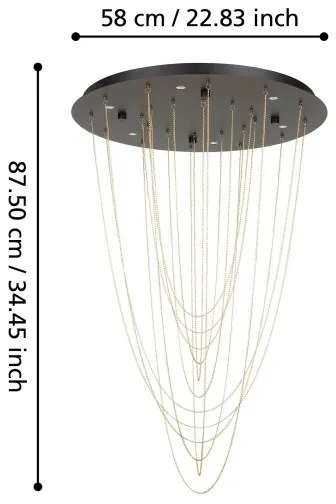 Plafonieră LED dimabilă Eglo 390354 TREPUCO 6xLED/4,2W/230V 3000K