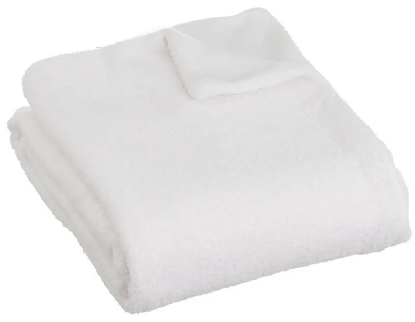 Pătură albă din sherpa 130x160 cm Sherpa Bouclé – Casa Selección