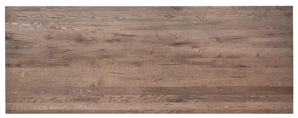 Masa lucrata manual din lemn masiv • model EVA | Dimensiuni: 280 x 100 x 76 cm