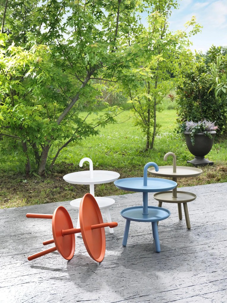 STONES Masă de cafea pentru exterior   (Ø,41 x 55 Î cm)Ø.41cm X Ø.41cm H. 55cm | Aosom Romania