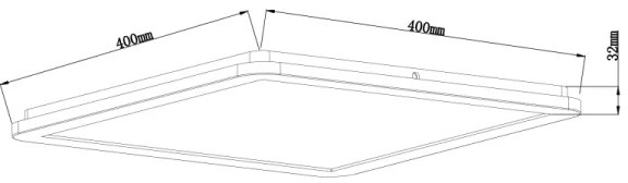 Globo 41563-24W - LED plafonieră baie SAPANA LED/24W/230V IP44 albă