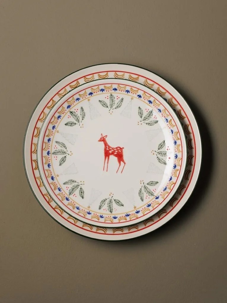 Farfurie rotunda din ceramica, D25.5cm, "Frimas"