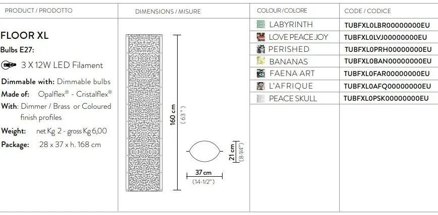 Lampadar modern design arhitectural The Lightning Archives L'AFRIQUE