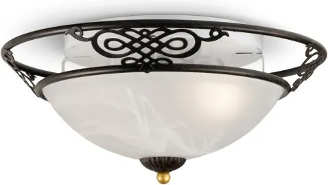 BRILAGI - Lampă de tavan FRESCO 3xE27/40W/230V Ø 48 cm maro