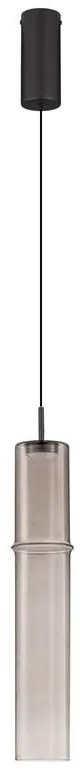 Pendul LED modern, Metal, Sticla, Moca, SANO