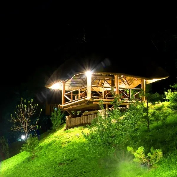 Proiector solar LED cu senzor DUO LED/1W/3,7V 1200 mAh IP44