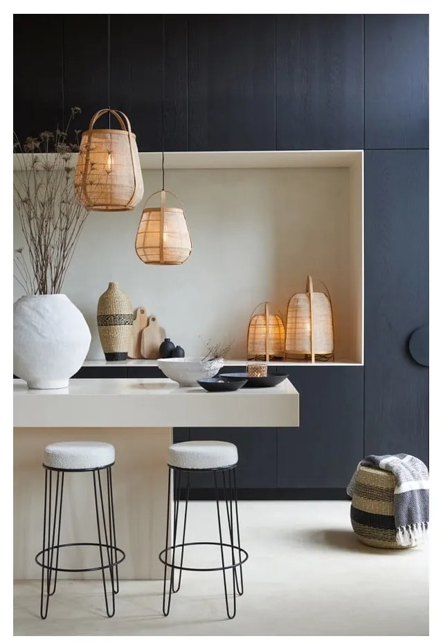 Scaun de bar alb Alice – Light & Living