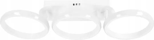 Plafonieră LED dimabilă, 30W, 230V, 3000–6500K, albă, Wi‑Fi Tuya + telecomandă