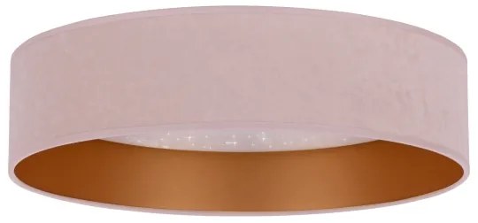 Plafonieră LED VELVET STAR LED/24W/230V d. 40 cm roz/aurie Brilagi