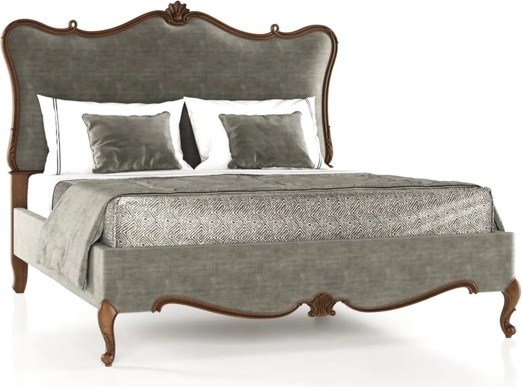 Pat lemn masiv Celisea II 140/160/180/200 x 200 cm - 160x200