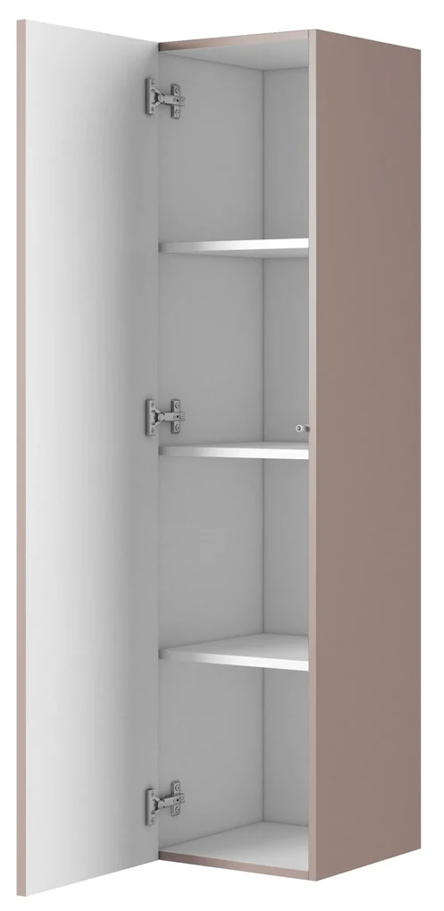 Raft de baie suspendat Nicole 140 cm - MDF roz antichizat