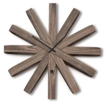 Ceas perete Umbra Ribbonwood wenge