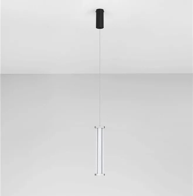 Pendul, Lustra suspendata LED 3000K PHEME nickel satinat