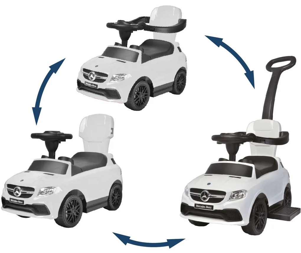Buddy Toys BPC 5210 Trăgaci 3 în 1 Mercedes Benz,87 x 49 x 93 cm, de la 1,5 ani