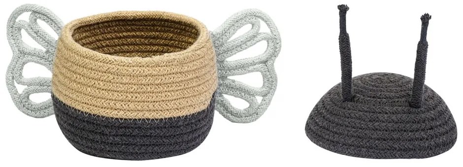 Coș de jucării pentru copii din material textil ø 15x15 cm Baby Bee – Lorena Canals