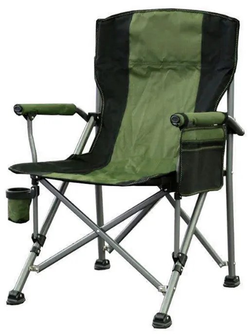 Leziter Fotoliu confort cu suport pentru pahare verde