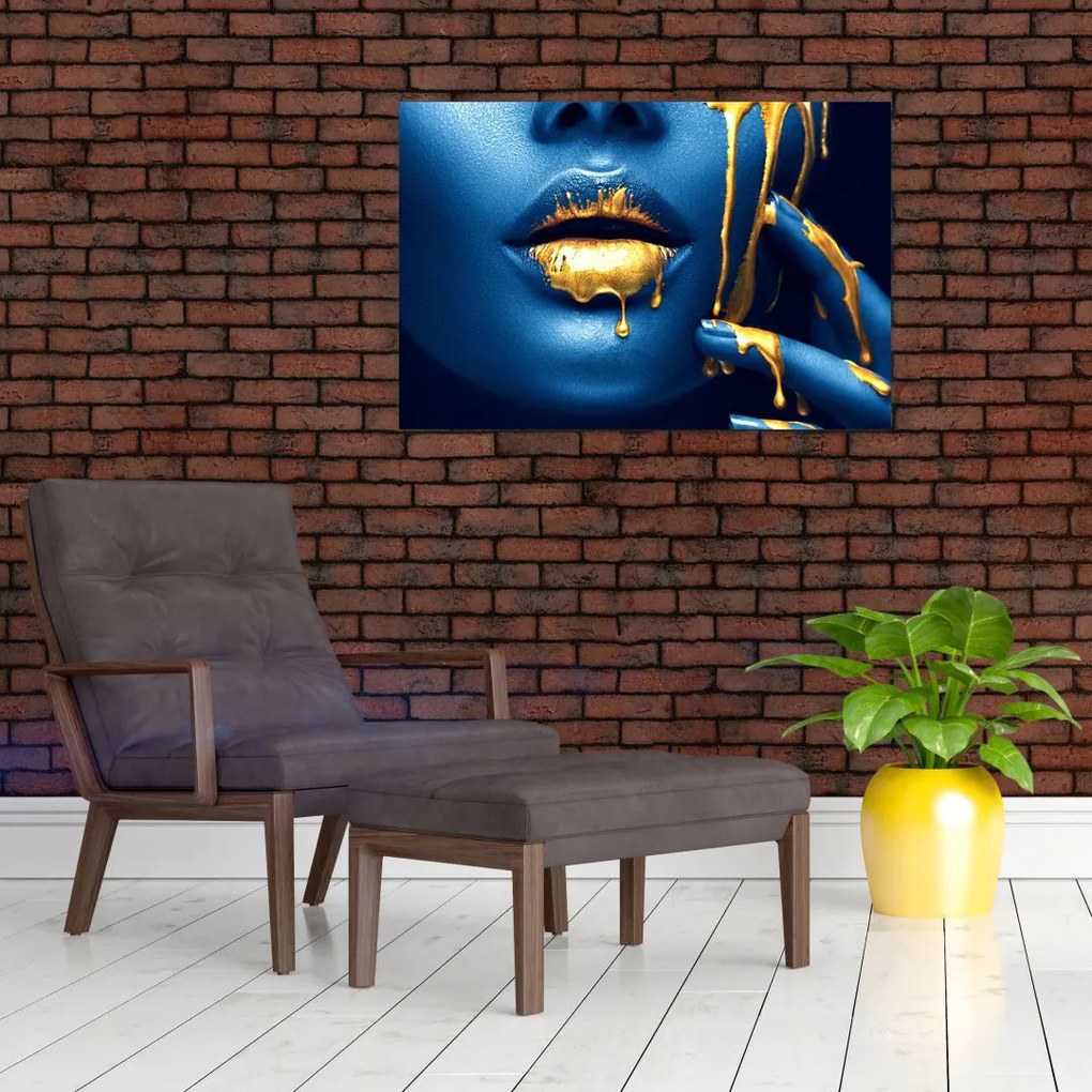 Tablou cu fața omeneaască (90x60 cm)