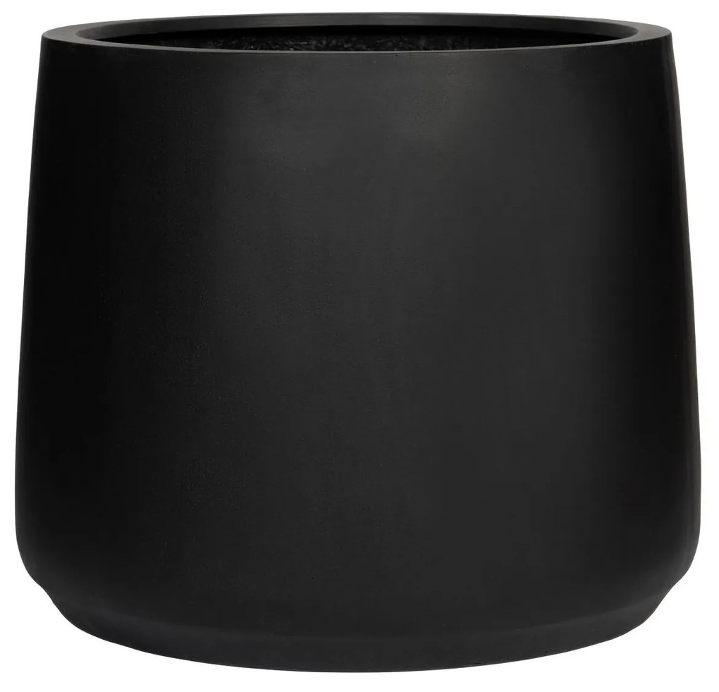Ghiveci Jumbo Patt, culoare negru, mai multe dimensiuni - PotteryPots Mărime: M - v. 97 cm, ⌀ 119 cm