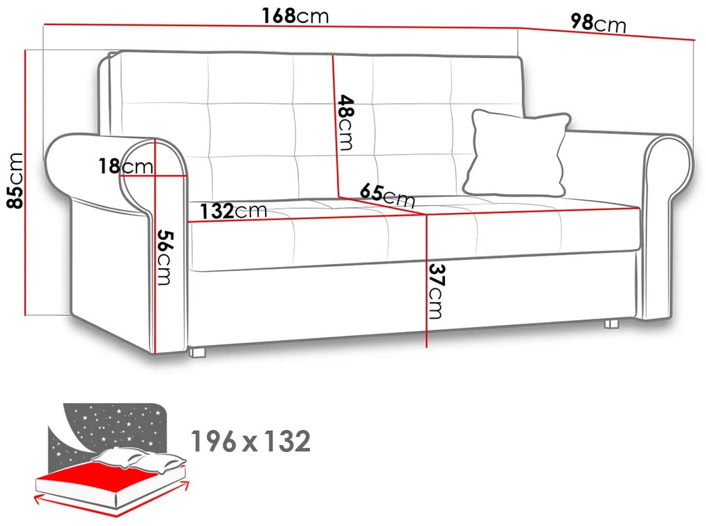 Canapea Carivia Silver III (mono 241). Promo -17%. 1053606