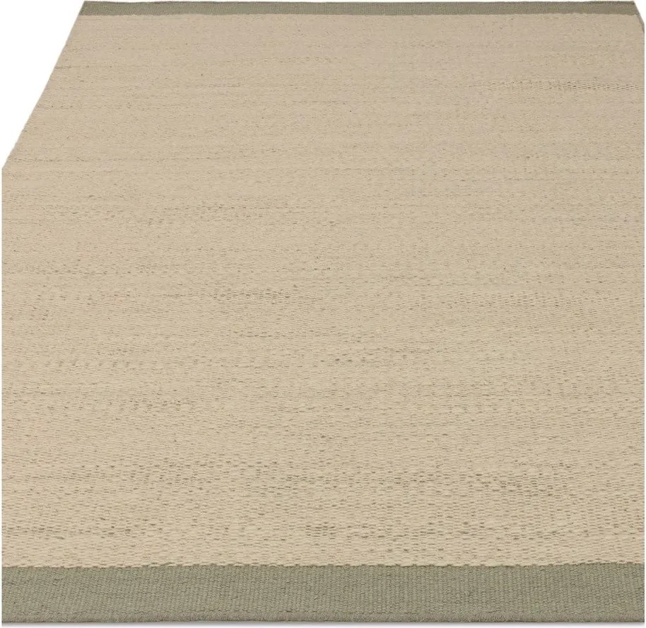 Covor crem-verde salvie țesut manual din lână 200x290 cm Lima Sage – Asiatic Carpets