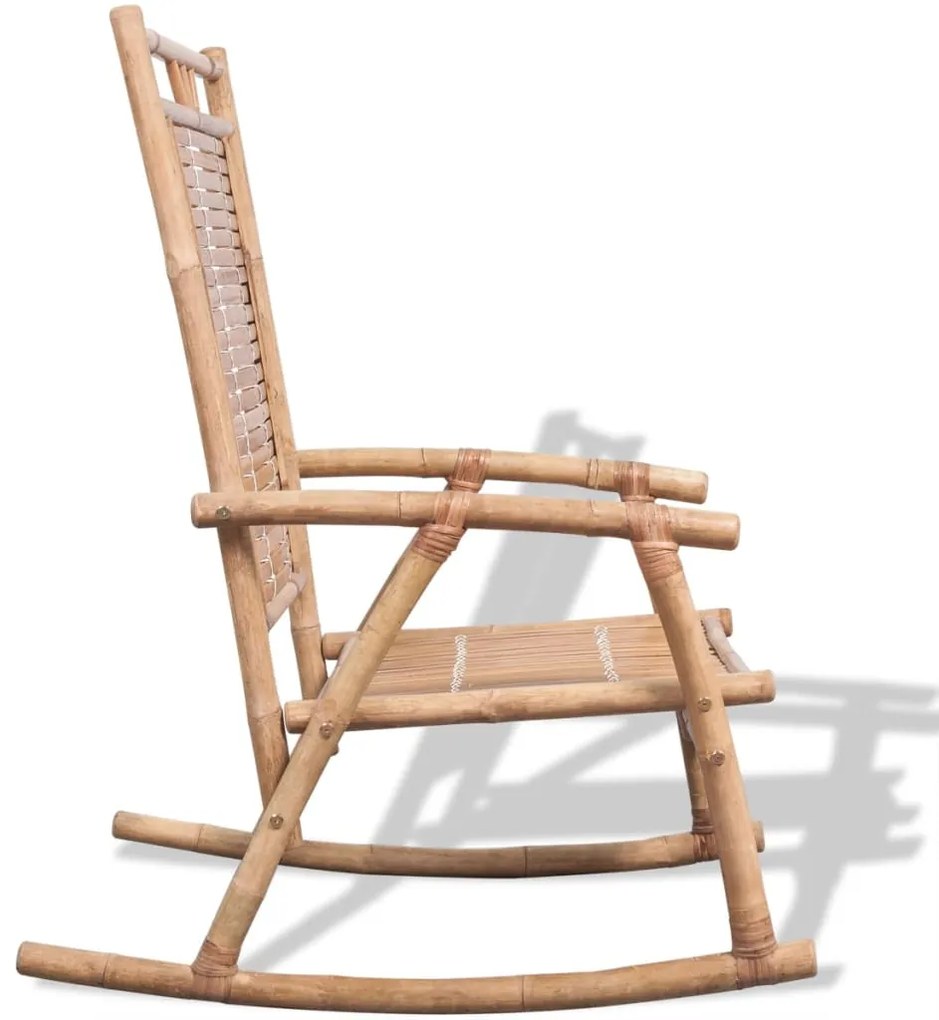 Scaun balansoar din bambus