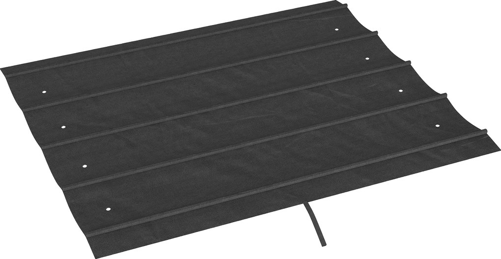 Outsunny Copertină Retractabilă UV30+ pentru Pergolă 3x2.15m Protecție Solară Gri Închis | Aosom Romania