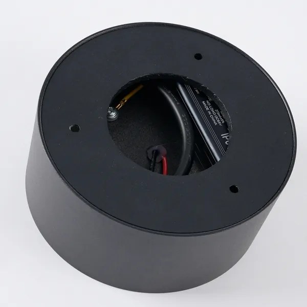 Brilagi - Plafonieră LED FORIS pentru baie, 20W, 230V, Ø 15 cm, negru, IP44