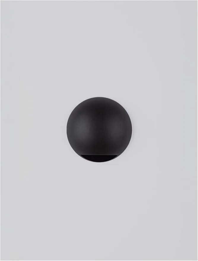 Aplica exterior cu iluminat jos LED IP65 PASSO negru