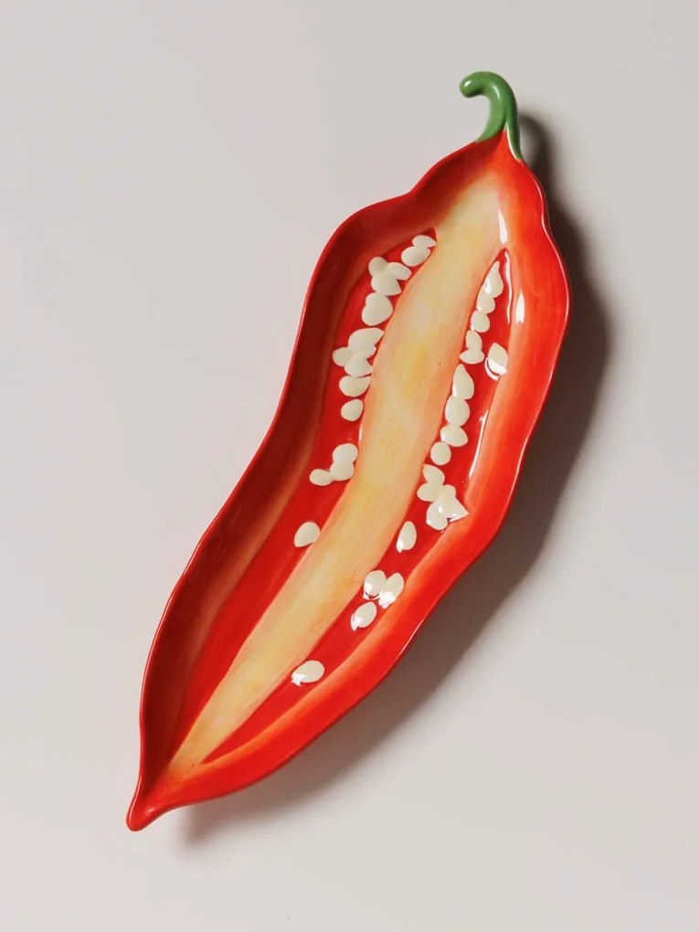 Tavita servire din ceramica, "Chili"