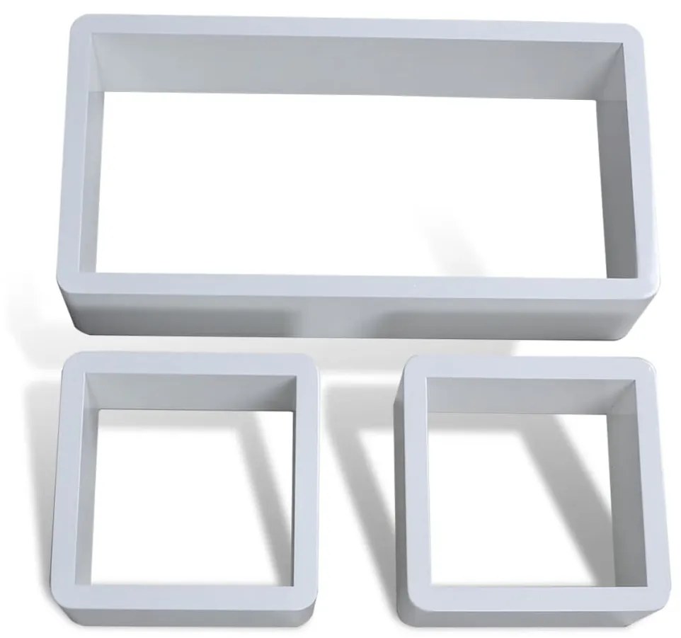 240346 vidaXL Set rafturi cuboid, 3 buc