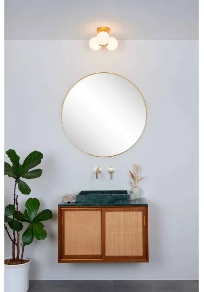 Plafonieră pentru baie Lucide 74116/03/02 TRUDY 3xG9/40W/230V IP44 auriu