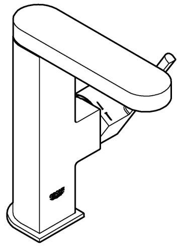 GROHE 23872003 - Baterie pentru lavoar PLUS M, crom lucios