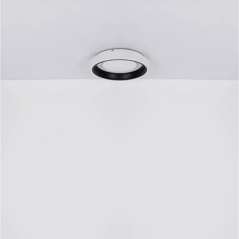 Plafoniera LED cu telecomanda design modern Tabano negru mat