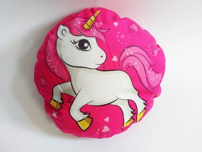 Pernă rotundă - Unicorn
