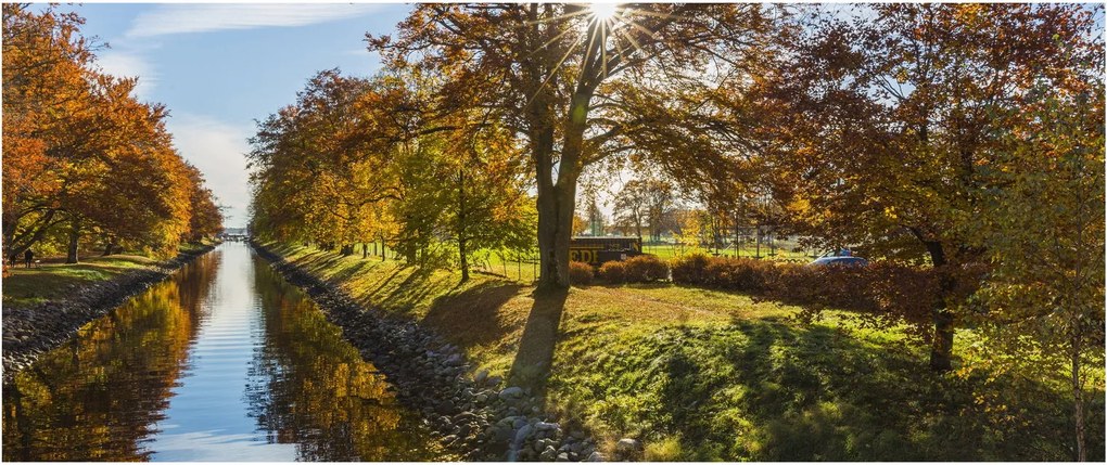 Tablou cu canal de apă (120x50 cm)