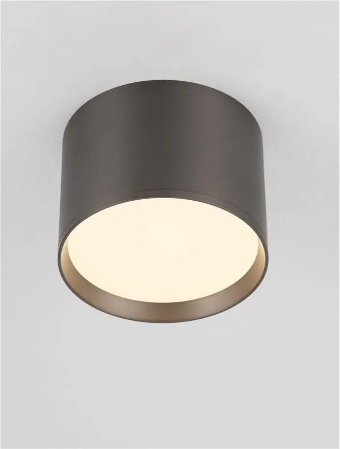 Spot LED aplicat diametru 12cm ZIAZA nickel negru, NVL-9695169