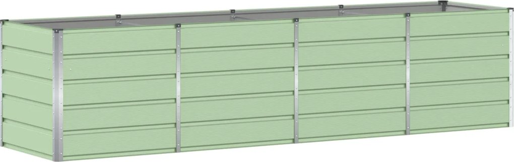 vidaXL Jardinieră Verde 240 x 80 x 75 cm Oțel