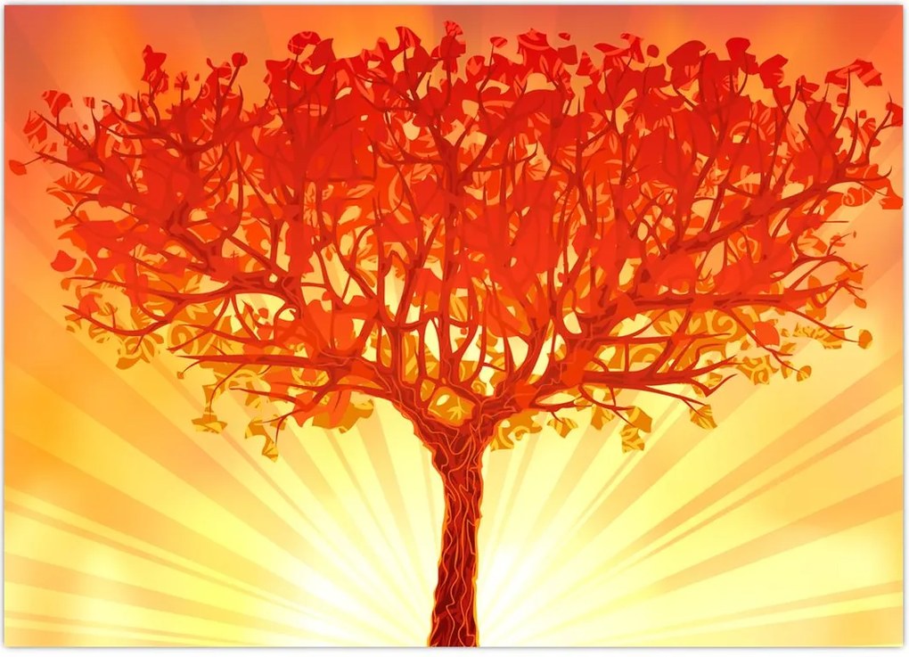 Tablou - Copac în lumina soarelui (70x50 cm)