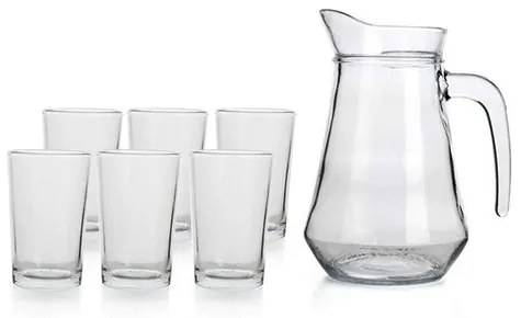 Carafă cu șase pahare