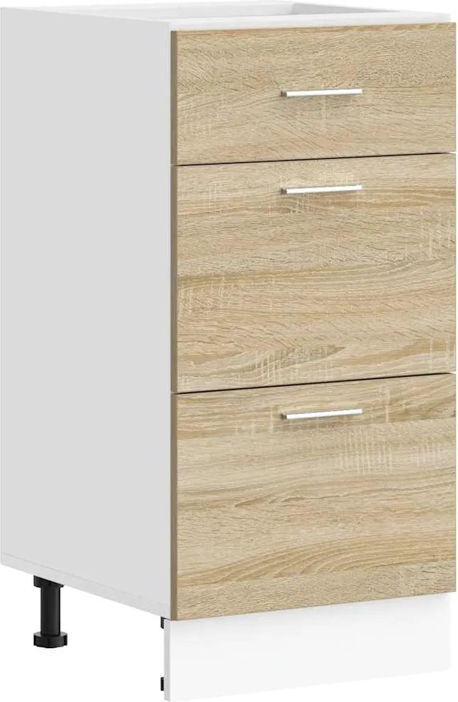 vidaXL Dulap inferior “Lyon” Stejar Sonoma 40x46x81,5 cm