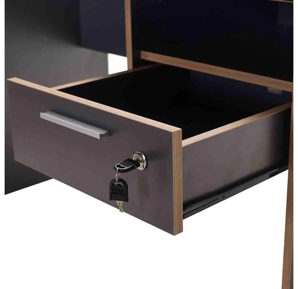 Masă PC Calliope 2 (antracit + stejar) . 1109390