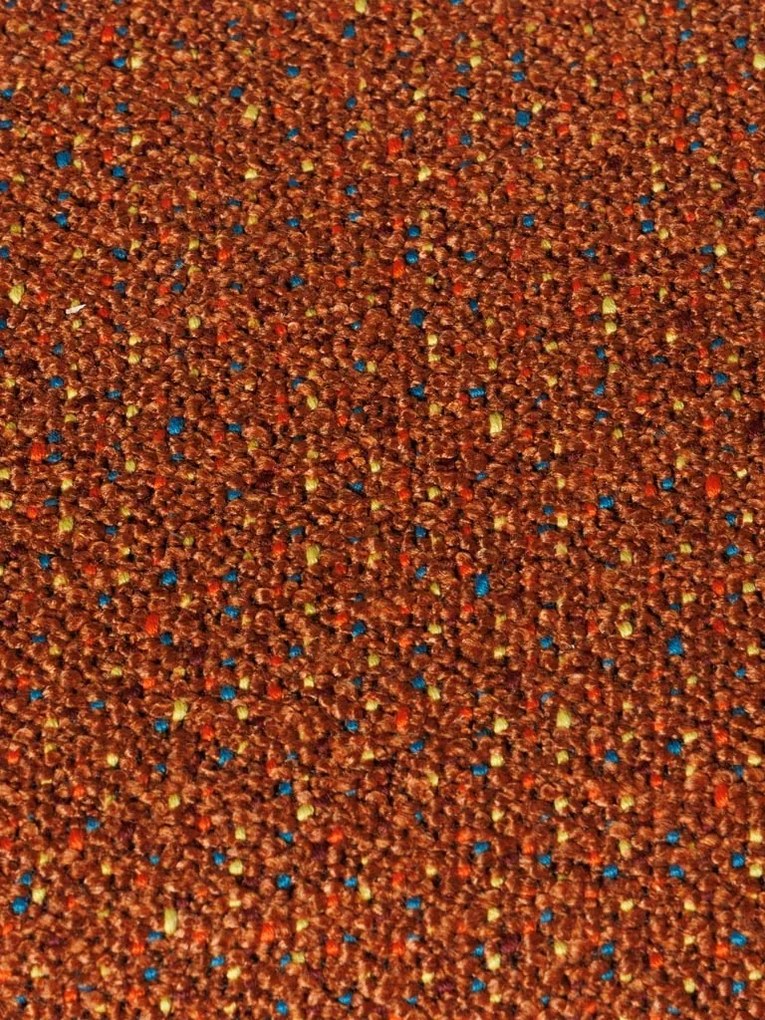 Scaun dining portocaliu din textil, Kiwi