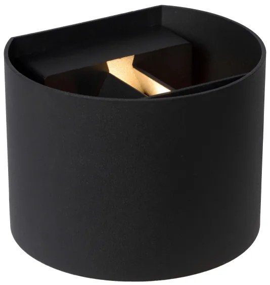 Aplică LED de exterior Lucide 69201/06/30 AXI 2xLED/7W/230V IP54 negru