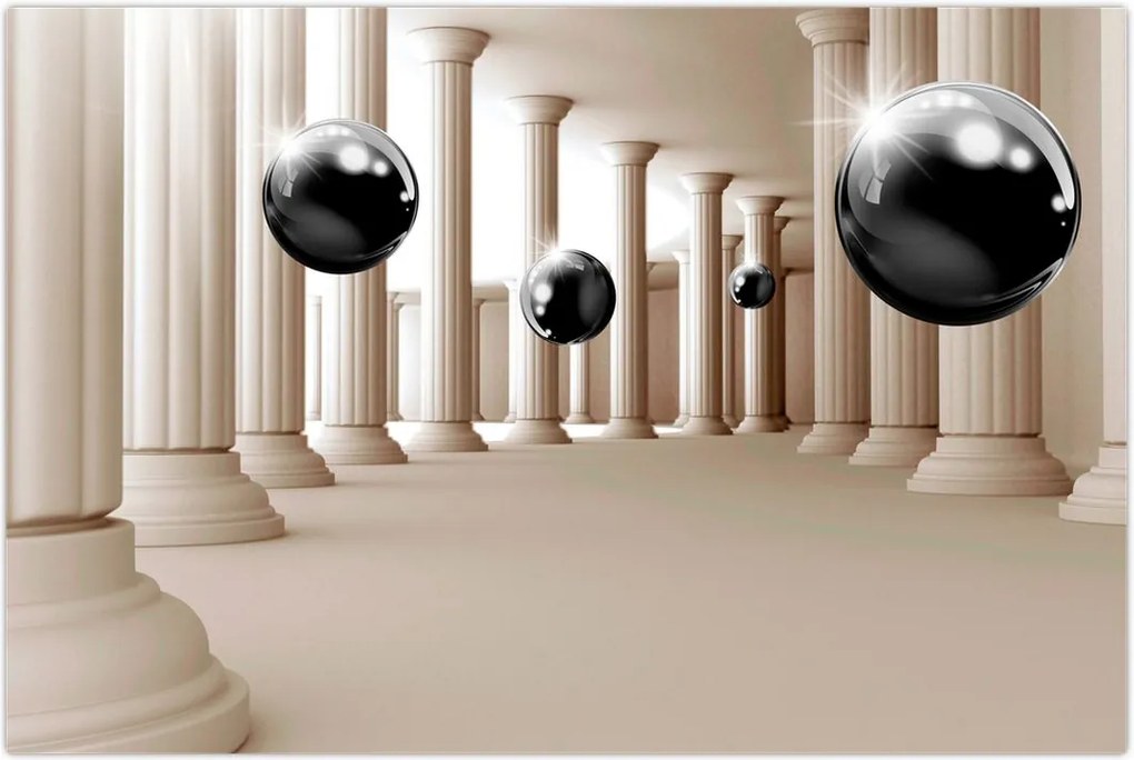 Tablou - Minge între stâlpi (90x60 cm)