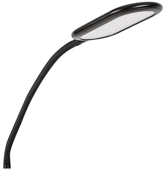 Rabalux 74009 - Lampă LED de podea Adelmo, reglabilă, LED 10W, 230V, negru