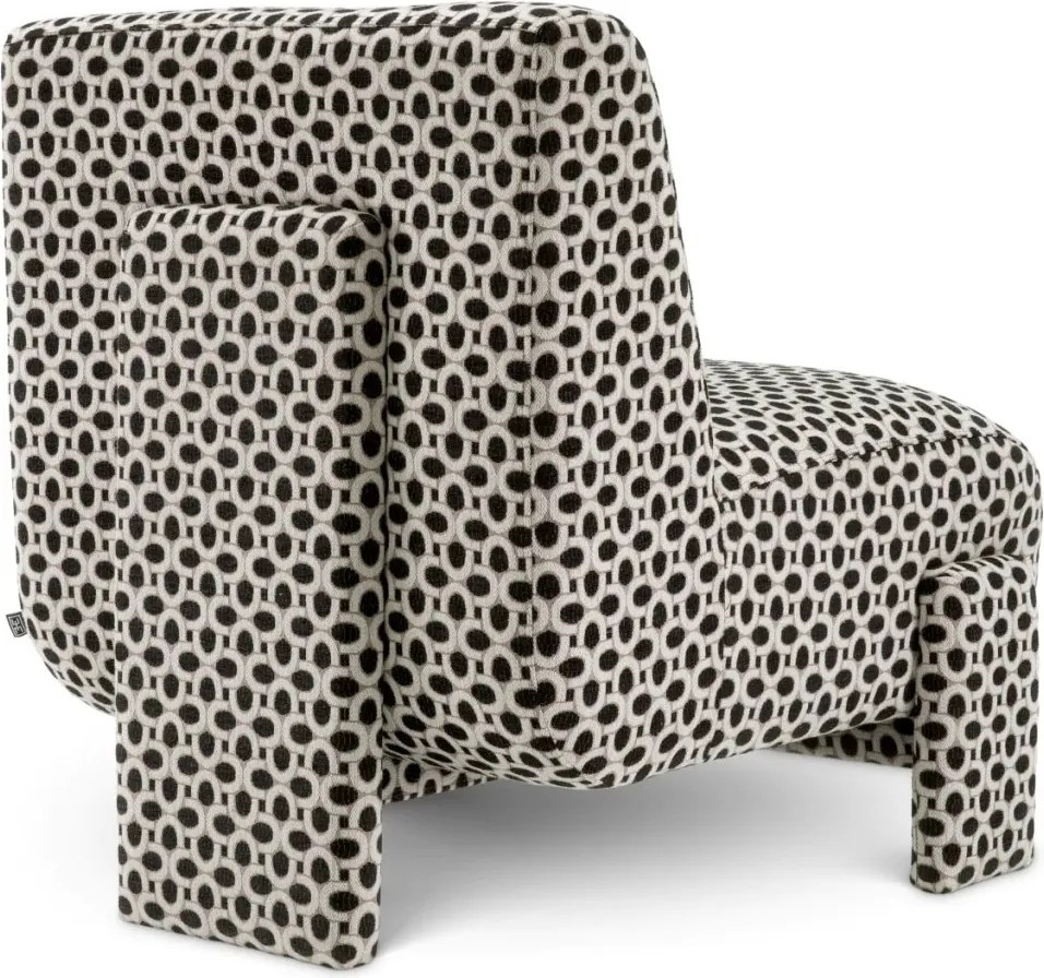 Fotoliu elegant design LUX Rockdale, Sunbeam black